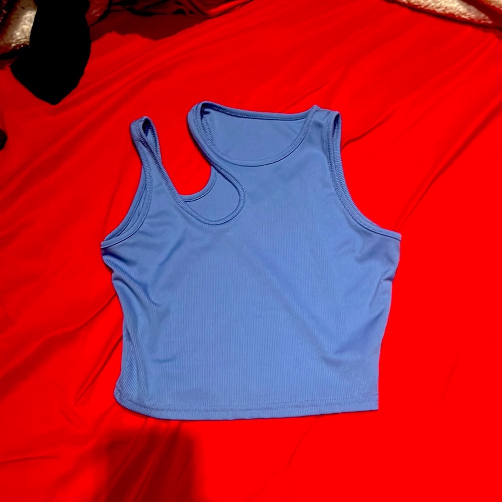 Blue tank top